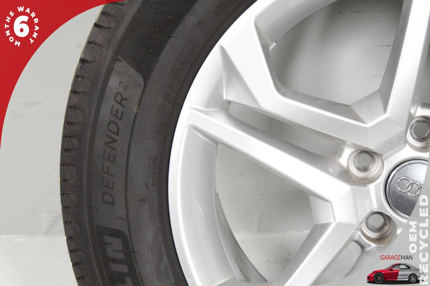2018-2019 Audi Q5 Wheel Rim w/ Tire Twin 5 Spoke 8.0JX18H2 ET39 80A601025BD OEM