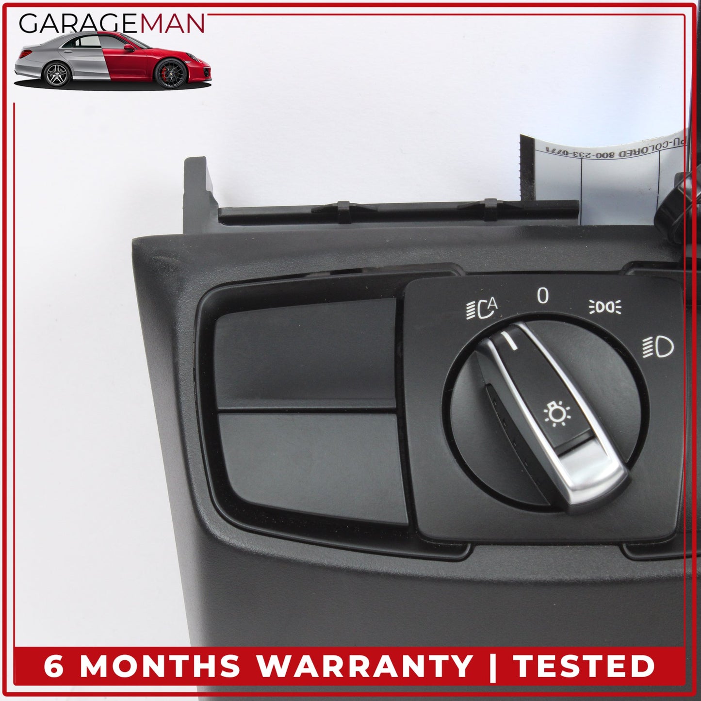 2014-2021 BMW i3 I01 Front Left Side Headlight Control Switch w/ Trim OEM