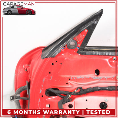 1997-2005 Porsche 911 996 Front Right Side Door Shell Red 99653101204 OEM