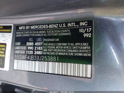2018 Mercedes-Benz C300 W205
