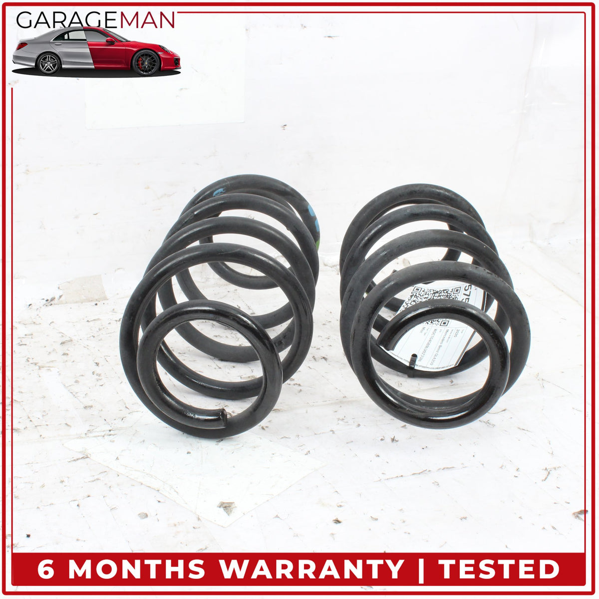 2015-2020 Mercedes X156 GLA250 Rear Left and Right Side Coil Spring Set OEM