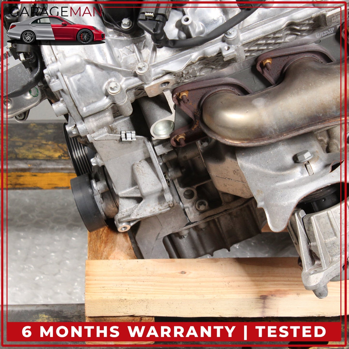 2006-2011 Mercedes W204 C300 SLK300 RWD 3.0L M272 Engine Motor Assembly OEM 84K