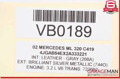 1998-2005 Mercedes-Benz ML320 W163 Audio Speaker Set 1638200802