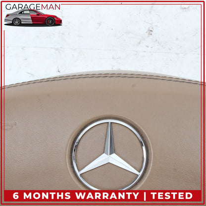 2010-2014 Mercedes W221 S550 Front Left Side Steering Wheel Airbag Brown OEM