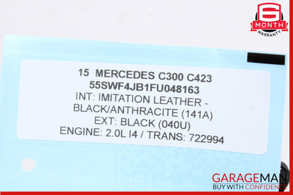 2015-2023 Mercedes-Benz C300 W205 Front Left Seat Control Module 2059006402 OEM