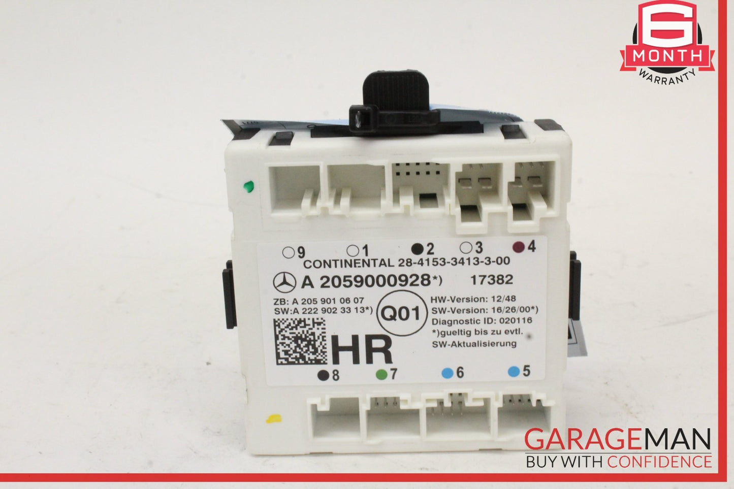 2015-2019 Mercedes-Benz C300 W205 Right Rear Door Control Module 2059000928