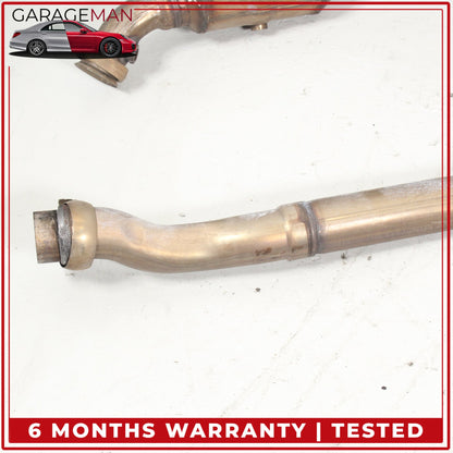 2012-2018 Mercedes CLS63 E63 AMG Exhaust Muffler Resonator Pipe Set OEM