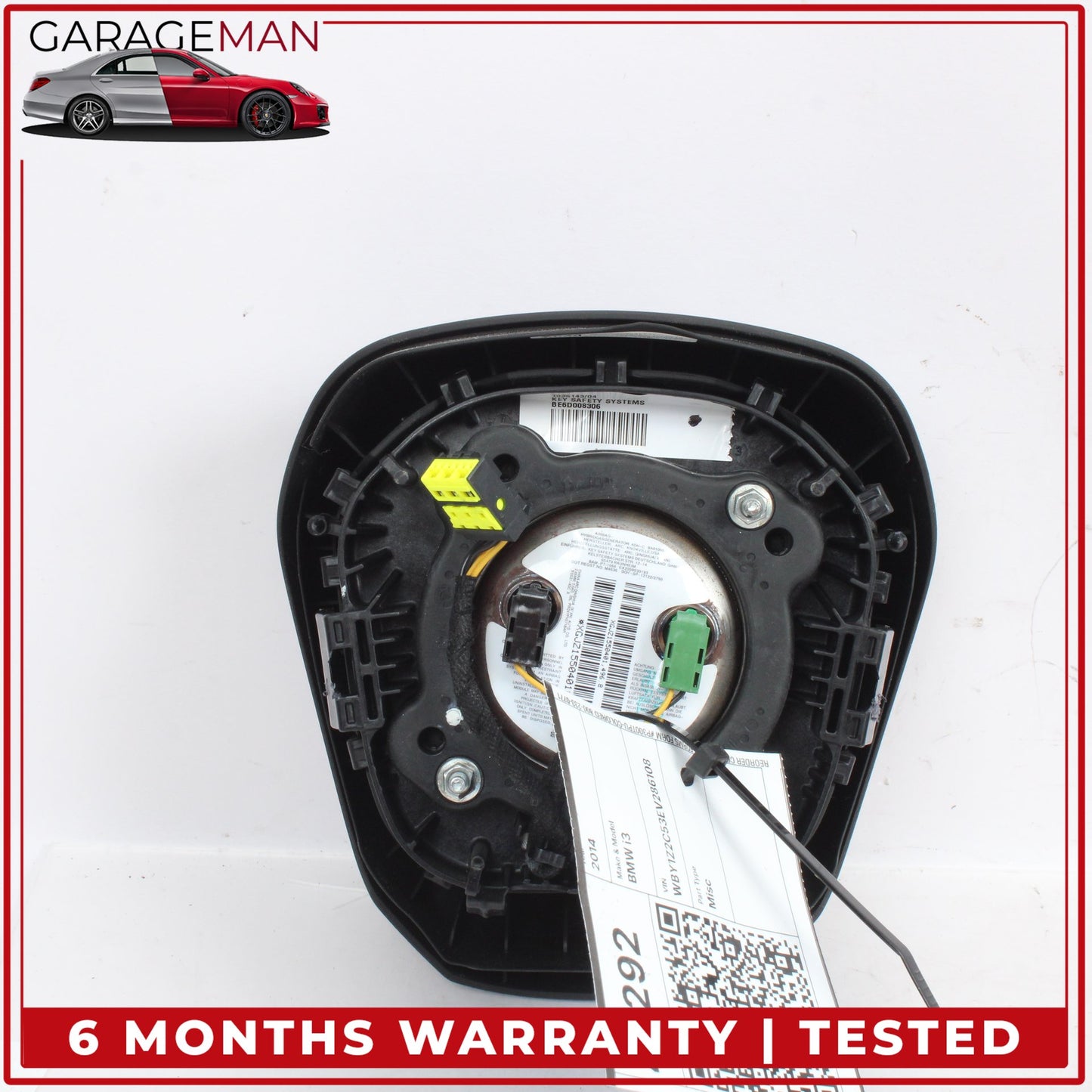 2014-2021 BMW i3 I01 Front Left Side Steering Wheel Airbag 33687036401 OEM