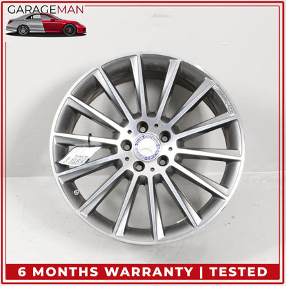 2015-2023 Mercedes W205 C300 Rear Side Wheel Rim 8.5JX19 H2 ET52 2054011400 OEM