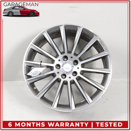 2015-2023 Mercedes W205 C300 Rear Side Wheel Rim 8.5JX19 H2 ET52 2054011400 OEM