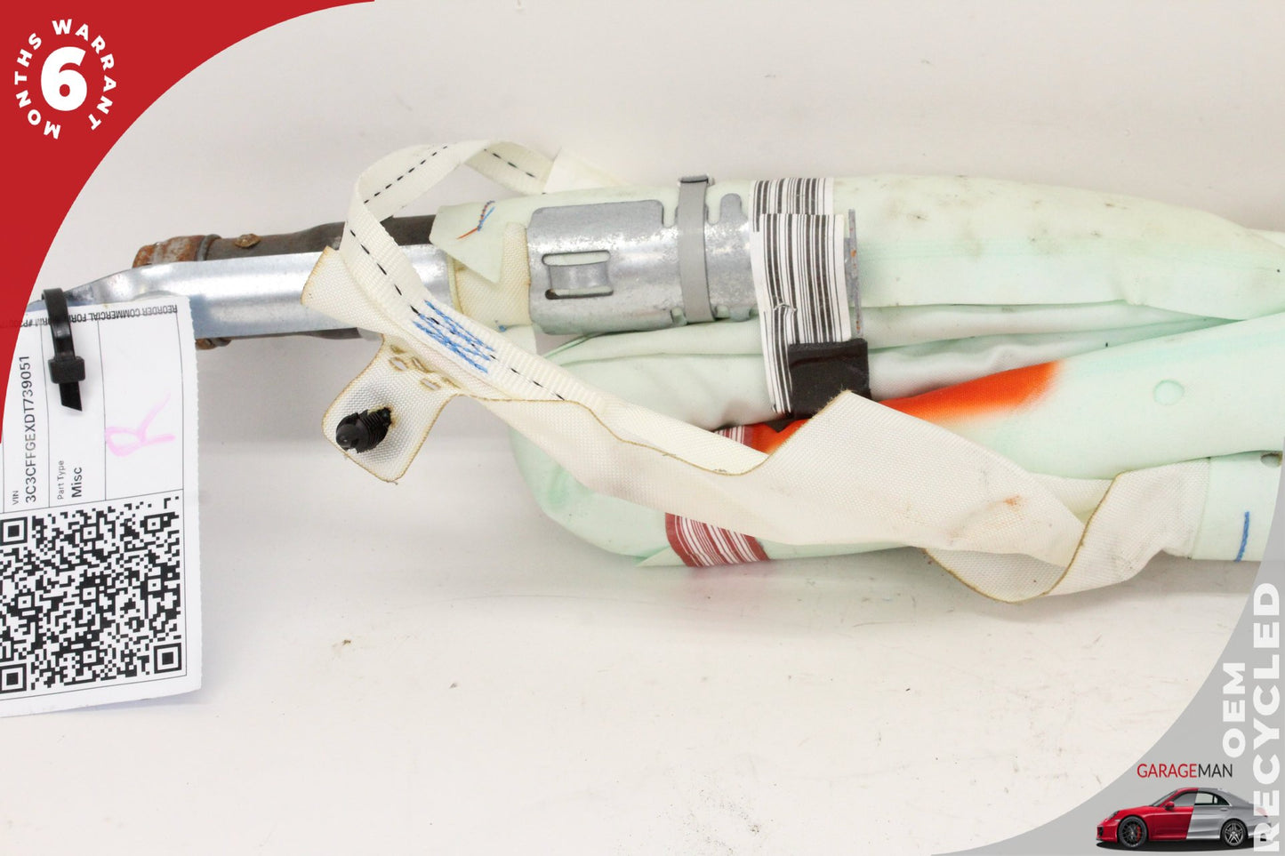 2012-2017 Fiat 500e Rear Right Side Roof Curtain Airbag P05057814AE OEM