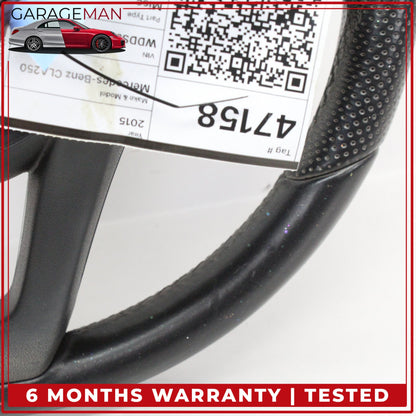 2014-2019 Mercedes W117 CLA250 Steering Wheel w/ Paddle Shifters 0004601403 OEM
