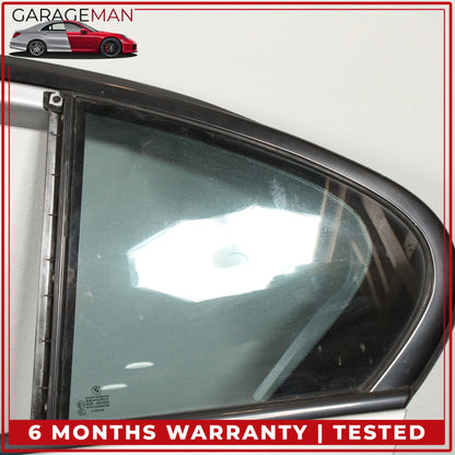 2009-2015 BMW 740i F01 Rear Left Driver Side Door Shell Silver Metallic OEM