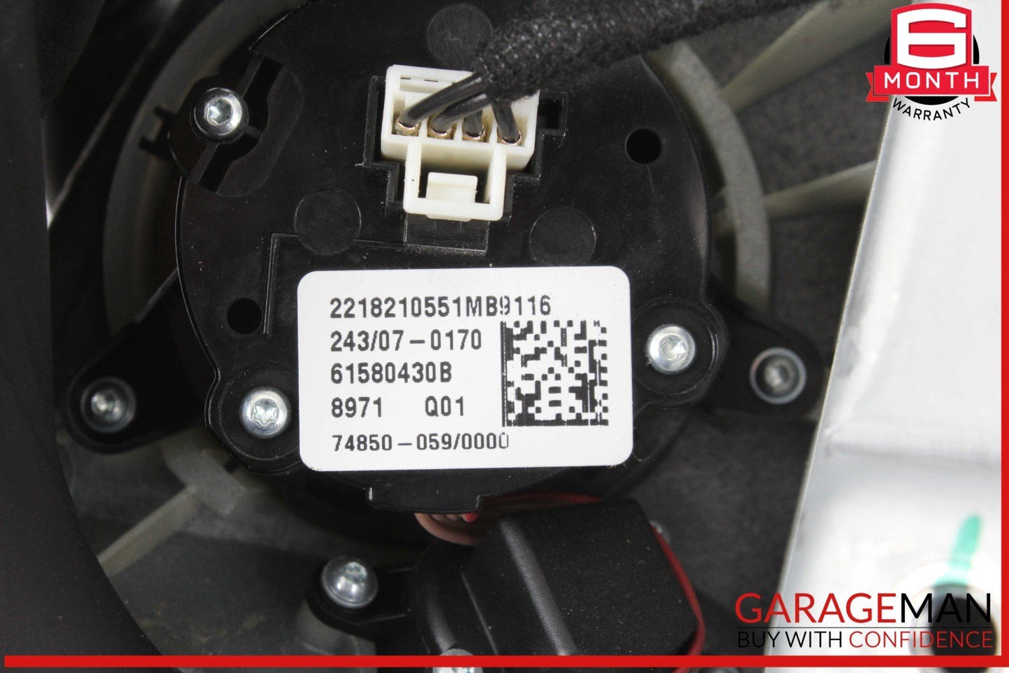 07-10 Mercedes W221 S550 S450 CL550 Steering Wheel Airbag Air Bag Assembly OEM