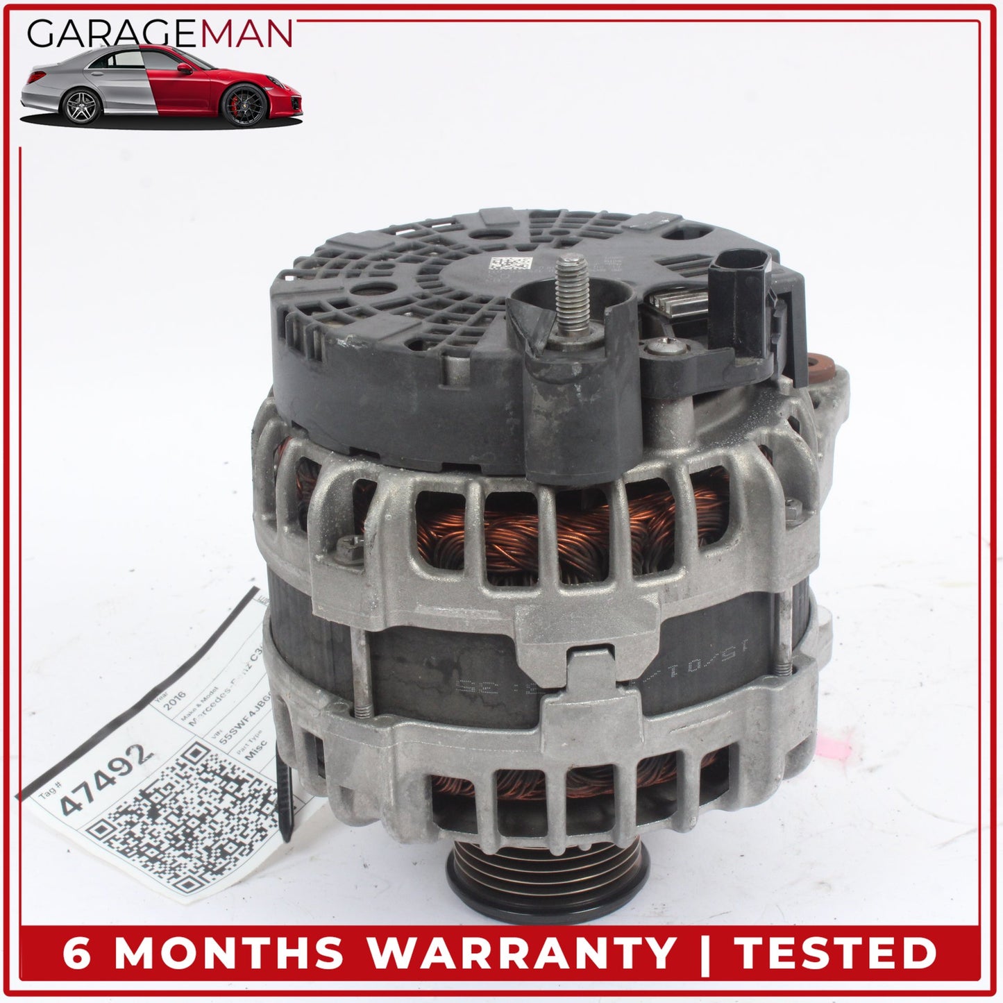 2015-2021 Mercedes W205 C300 Alternator Generator Bosch 0009067703 OEM