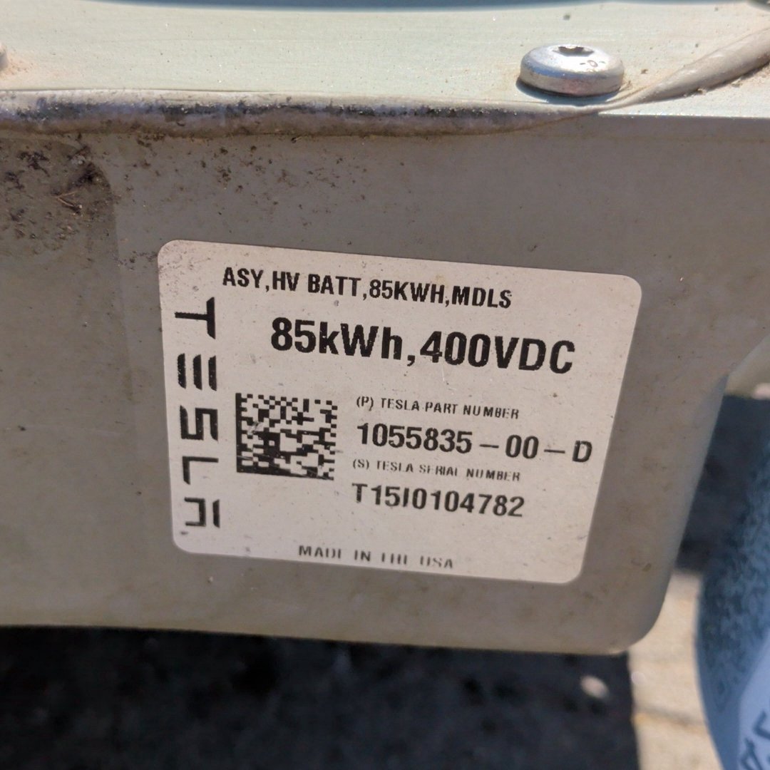 2012-2015 Tesla Model S High Voltage HV Battery Pack Module Assembly 85kWh