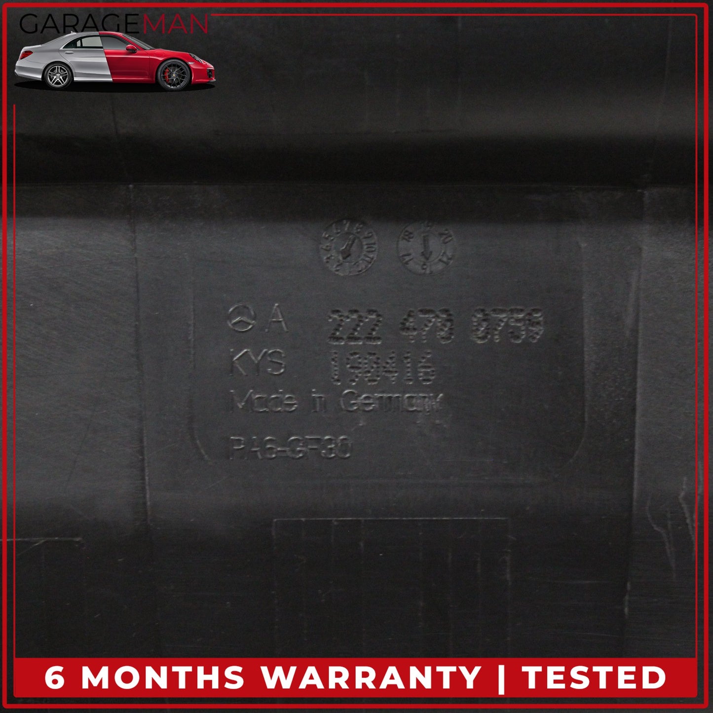 2015-2020 Mercedes W222 S550e Hybrid Fuel Vapor Activated Charcoal Canister OEM