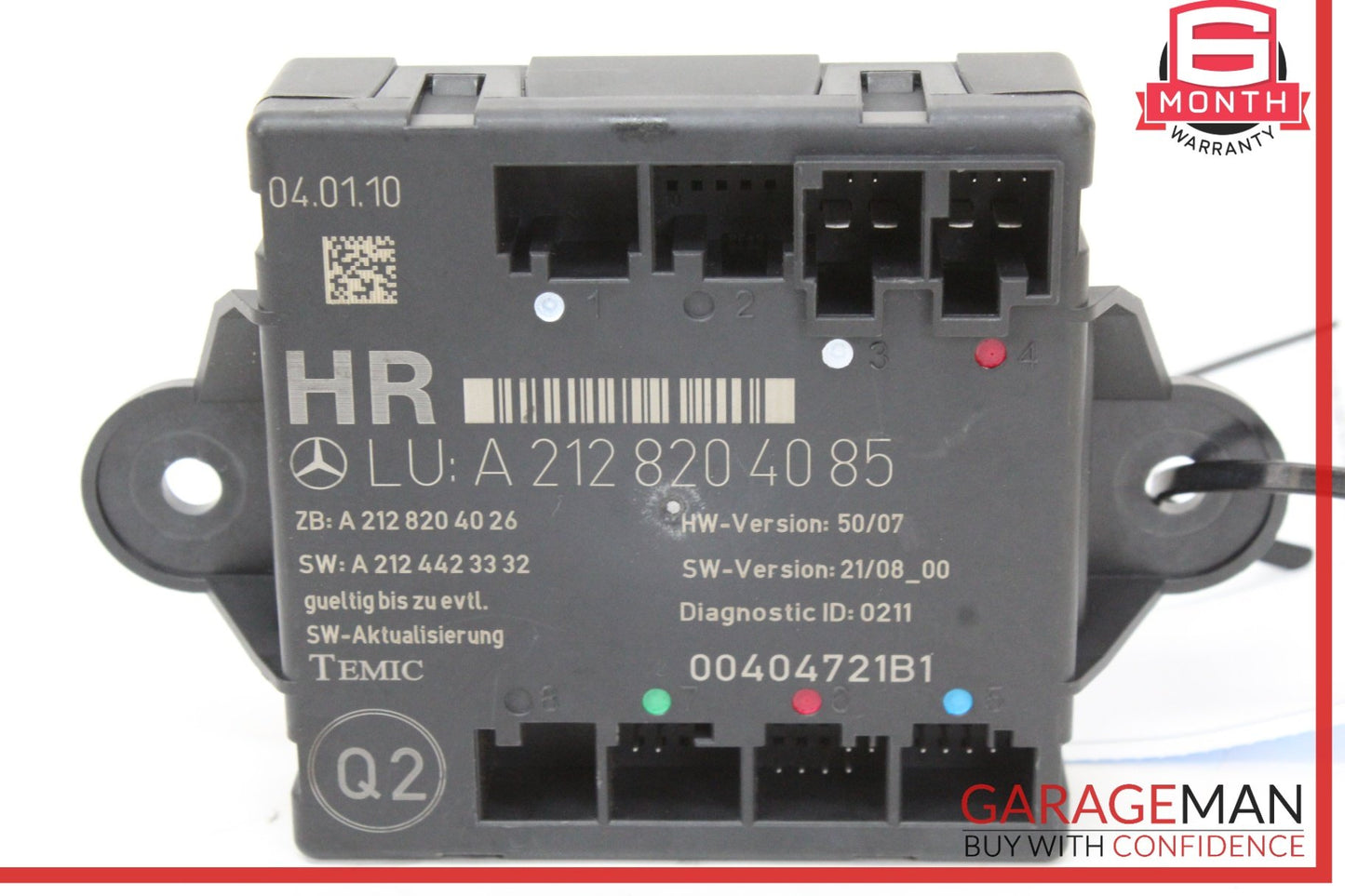 2008-2018 Mercedes W212 E350 CLS550 Rear Right Side Door Control Module OEM