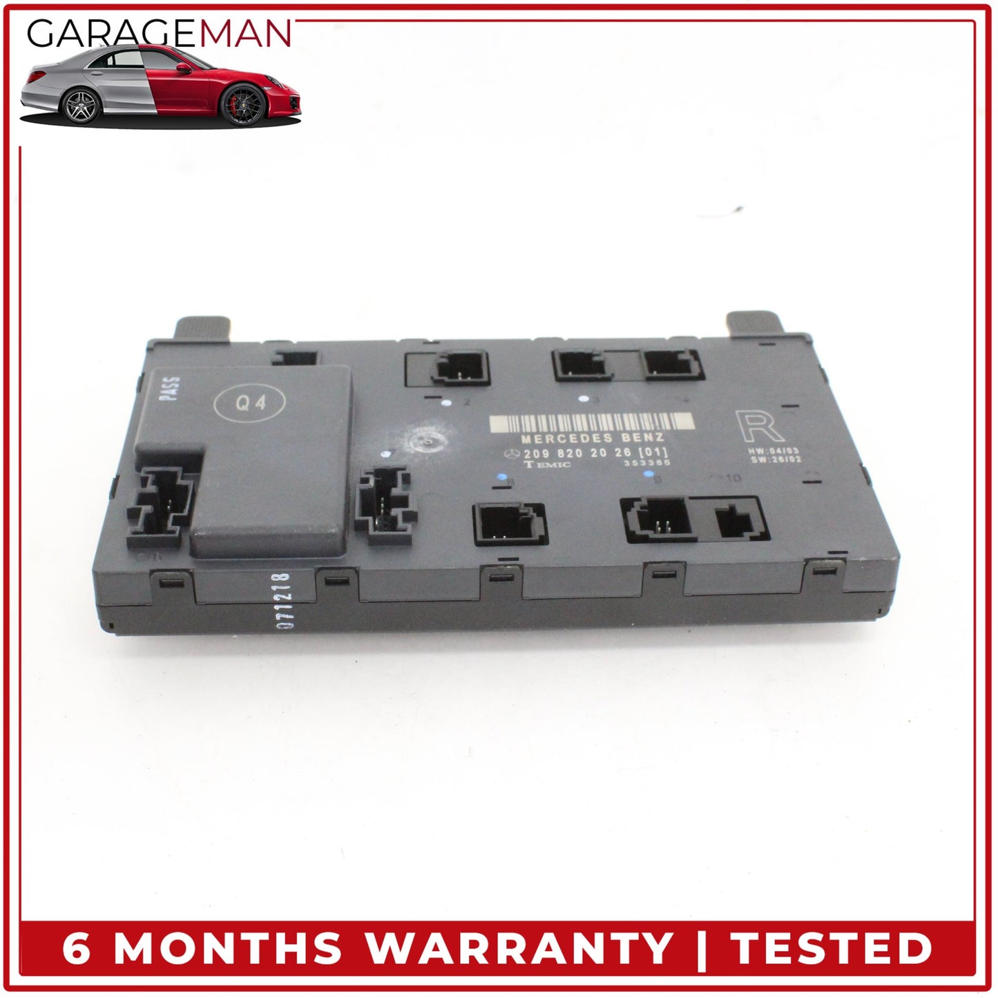 2003-2009 Mercedes-Benz CLK350 W209 Coupe Right Front Door Control Module 2098202026 OEM