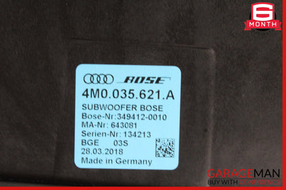 2017-2024 Audi Q7 SUV Rear Subwoofer Speaker Box 4M0035621A