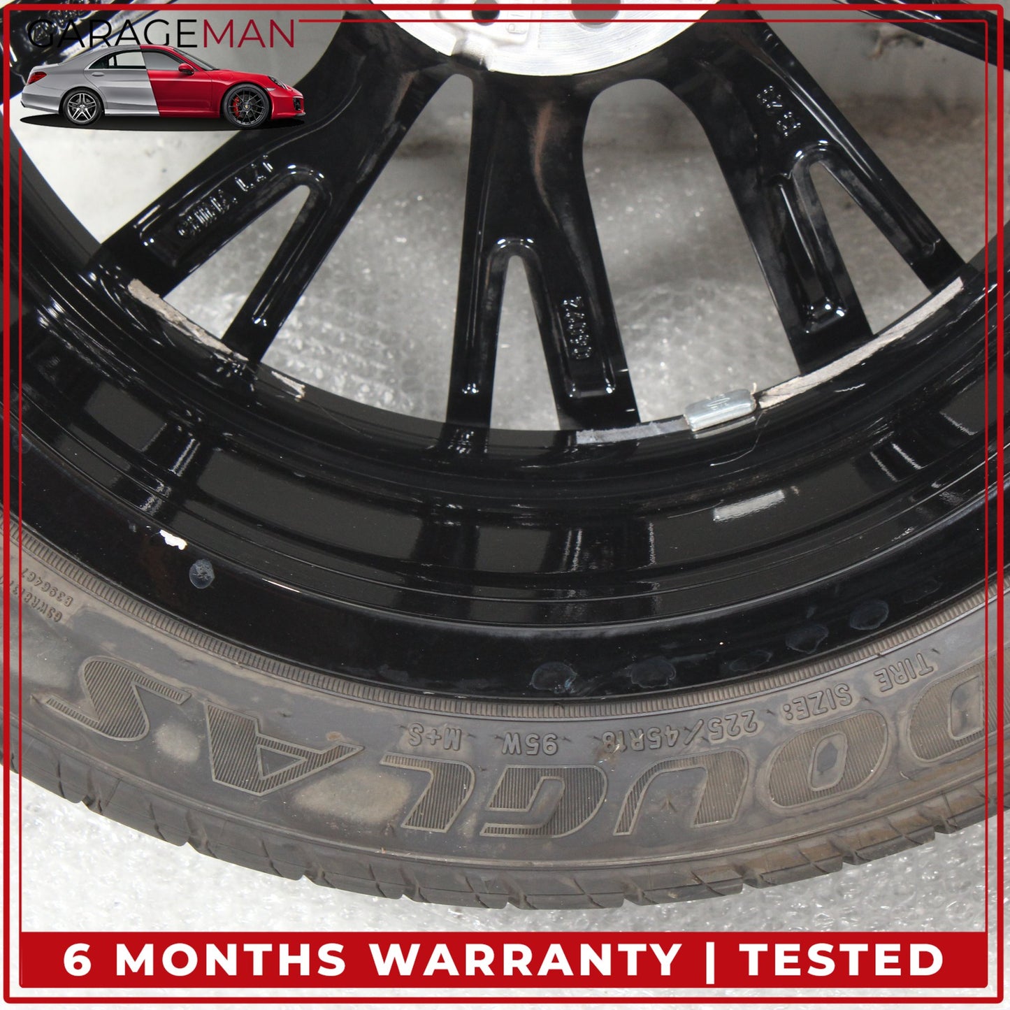 2023-2025 BMW 330i 330e Front or Rear Wheel Rim w/ Tire Black 7.5JX18H2ET25 OEM