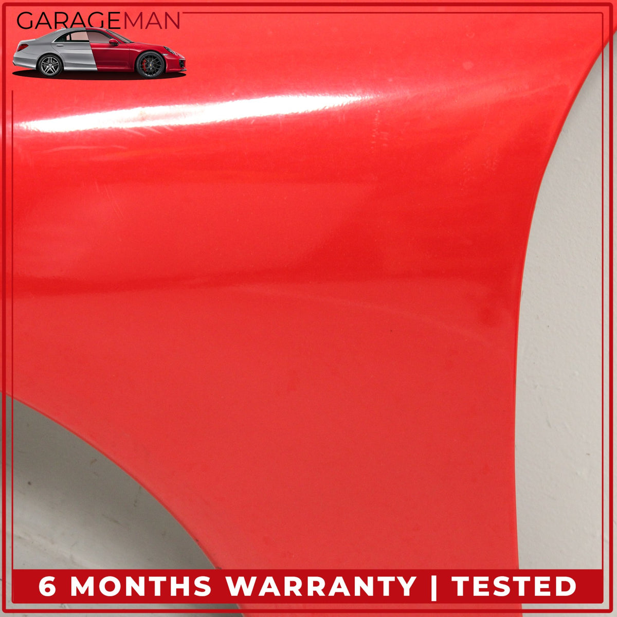 1997-2004 Porsche 911 996 Boxster 986 Front Left Fender Wing Side Panel Red OEM