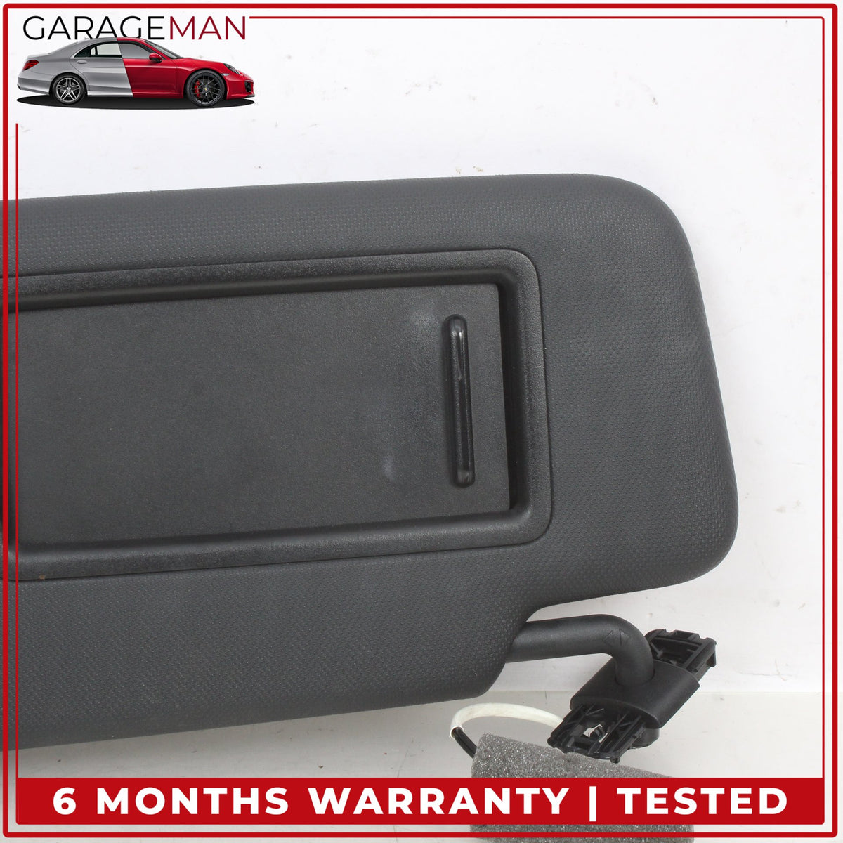 2019-2025 Audi Q3 Front Left and Right Side Sunvisor Sun Visor Black Set OEM