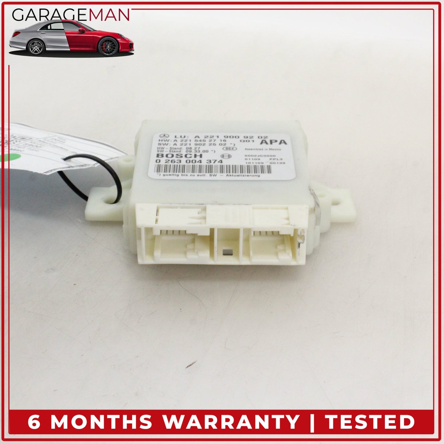 2007-2014 Mercedes-Benz S400 S-Class W221 Sedan Park Assist Parktronic Sensor 2219009202 OEM