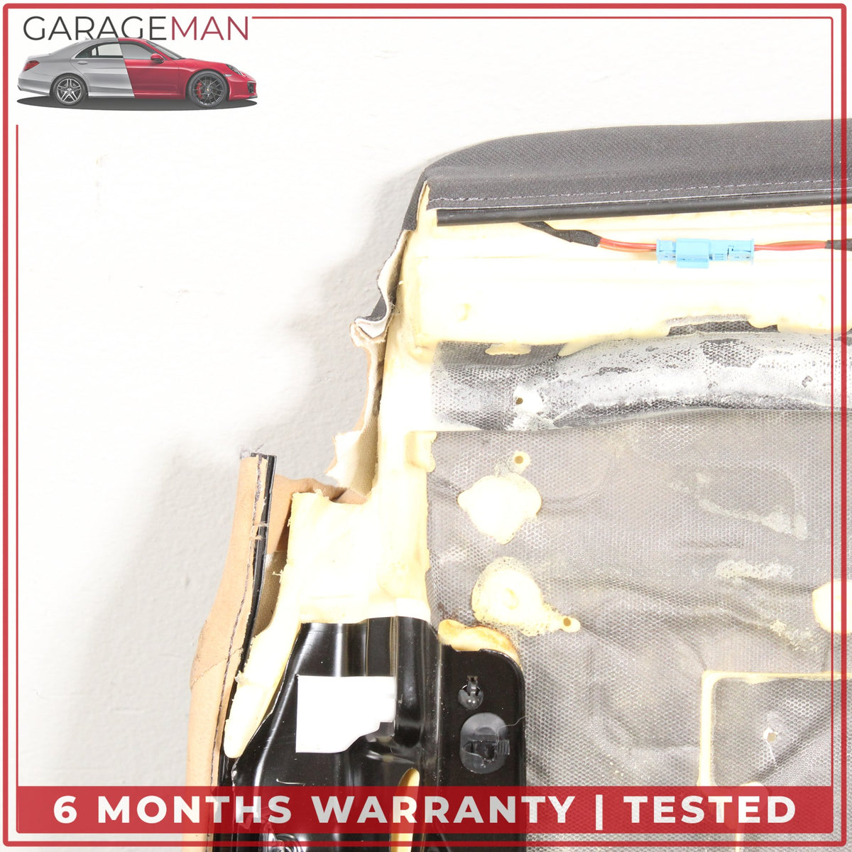 2010-2016 Porsche Panamera 970 Front Right Lower Bottom Seat Cushion Beige OEM