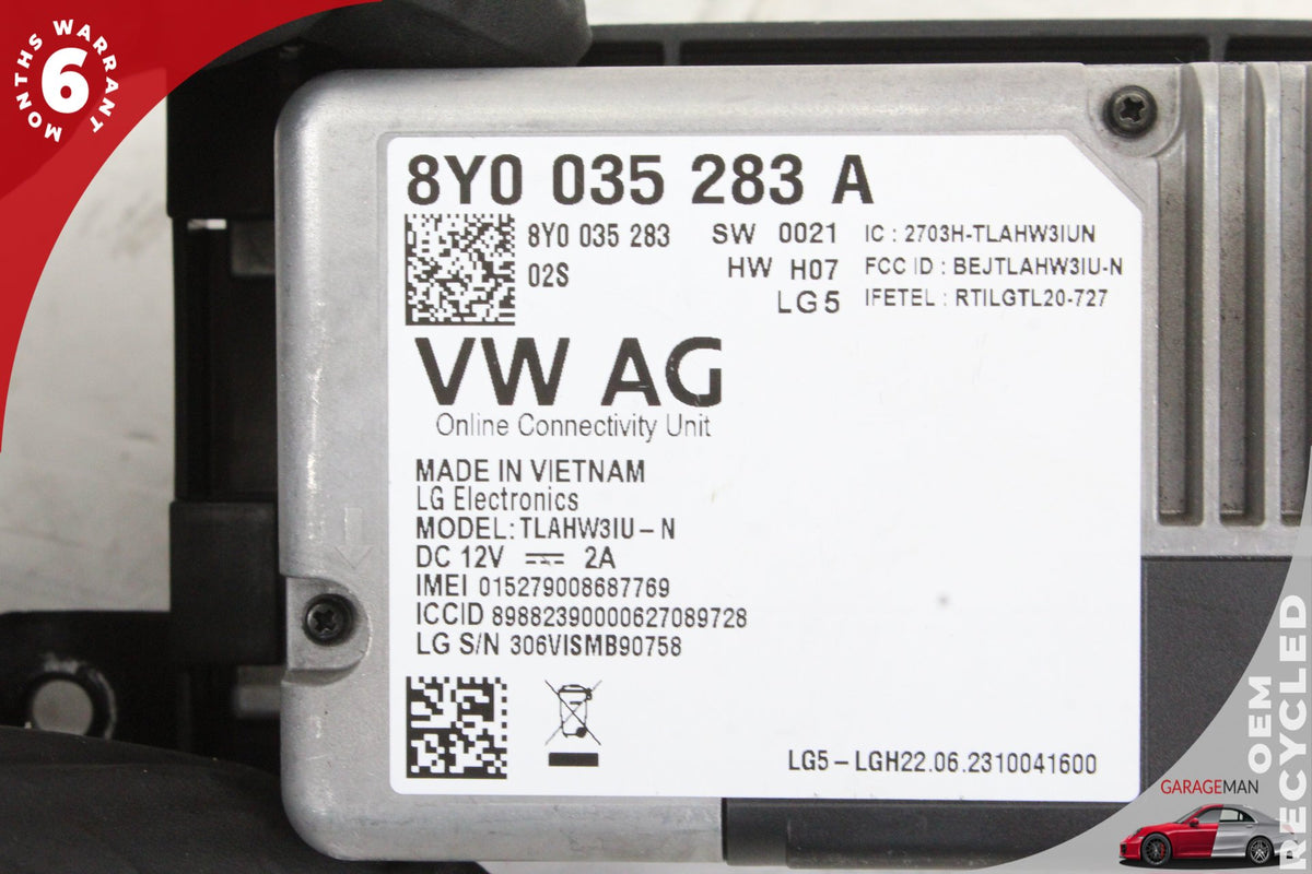2022-2024 Audi A3 Sedan Communication Control Module 8Y0035283A Genuine