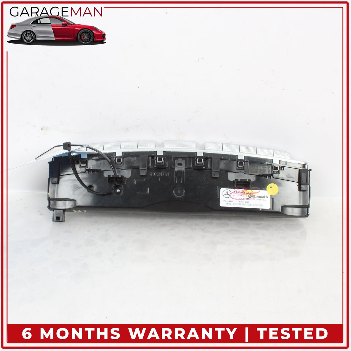 2015-2019 Mercedes W205 C300 AC A/C Heater Climate Control Switch Panel OEM