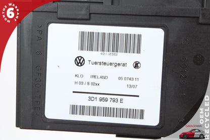 2003-2010 Porsche Cayenne 957 Front Left Door Power Window Motor 3D1959793E OEM
