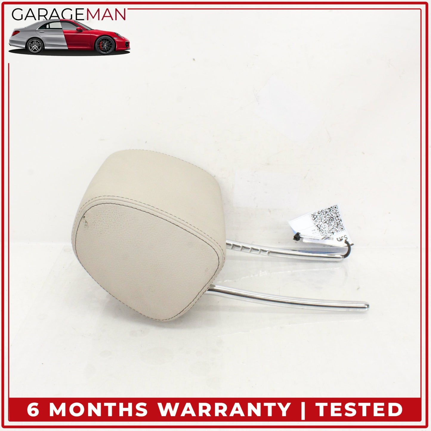 2011-2018 BMW X3 X4 F25 SUV Front Left or Right Side Seat Head Rest Beige OEM