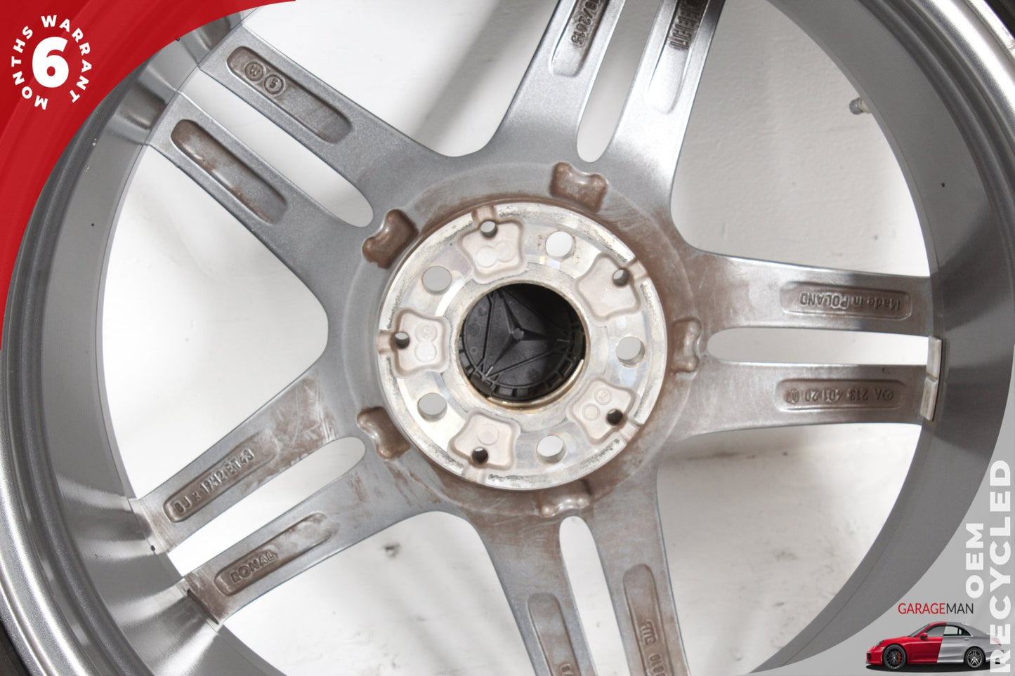 2016-2023 Mercedes W213 E300 Front Wheel Rim w/ Tire 8JX19H2 ET43 2134012000 OEM