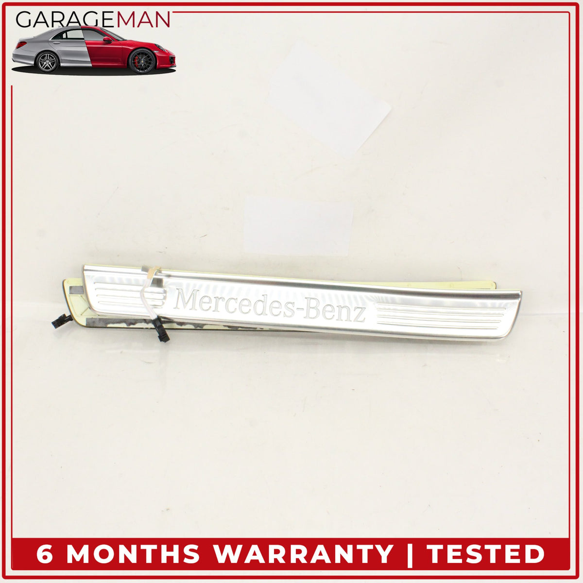 2014-2020 Mercedes W222 S550e Front and Rear Illuminated Door Step Sill Set OEM