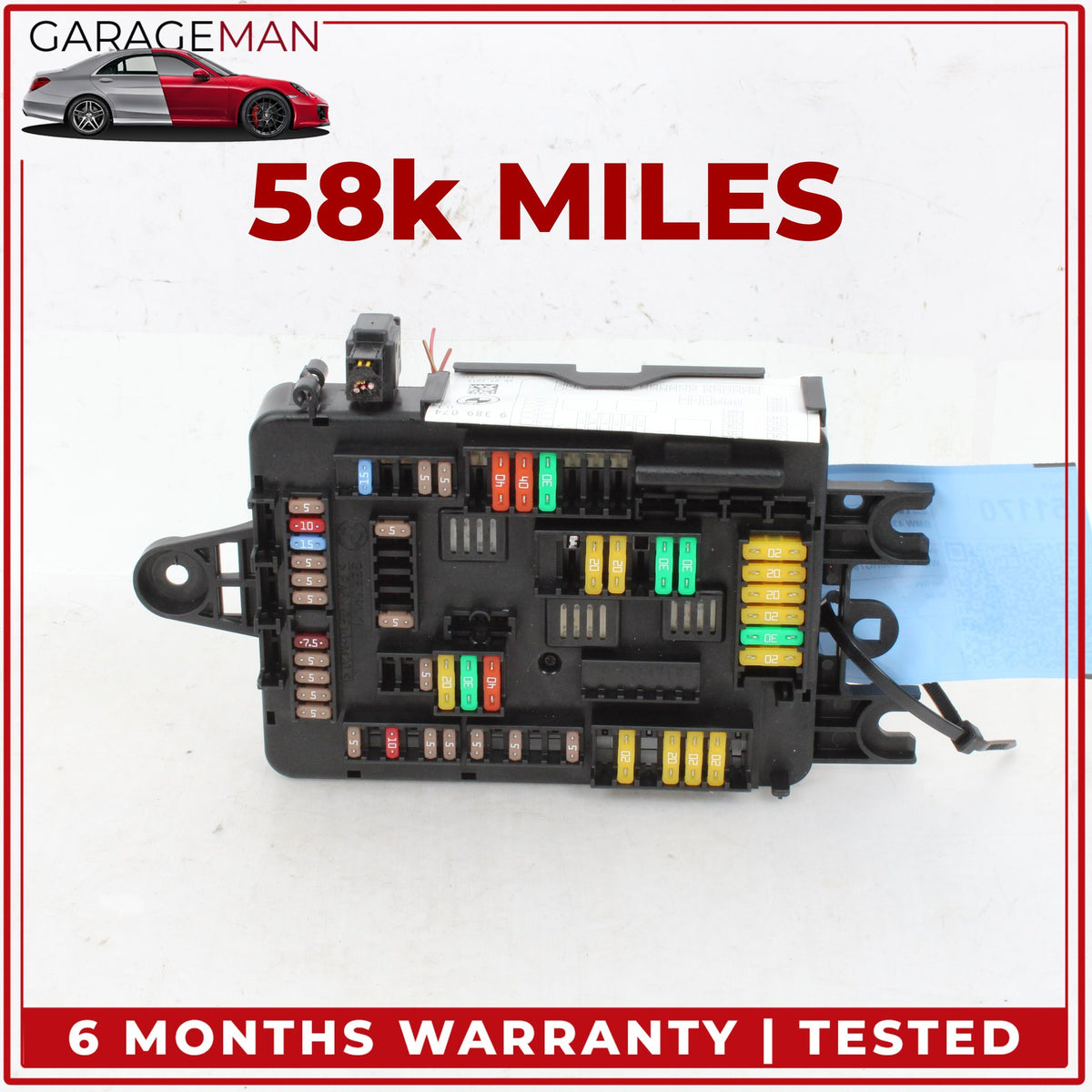 2014-2020 BMW 430i Gran Coupe Rear Trunk Relay Junction Fuse Box 9389070 OEM