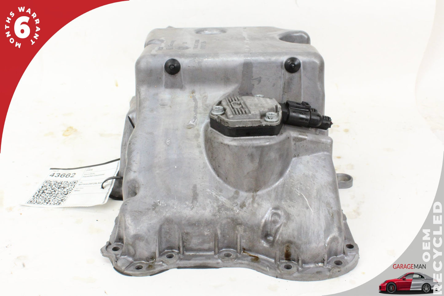 2007-2010 Porsche Cayenne 957 Audi Q7 Lower Engine Oil Pan w/ Oil Level Sensor