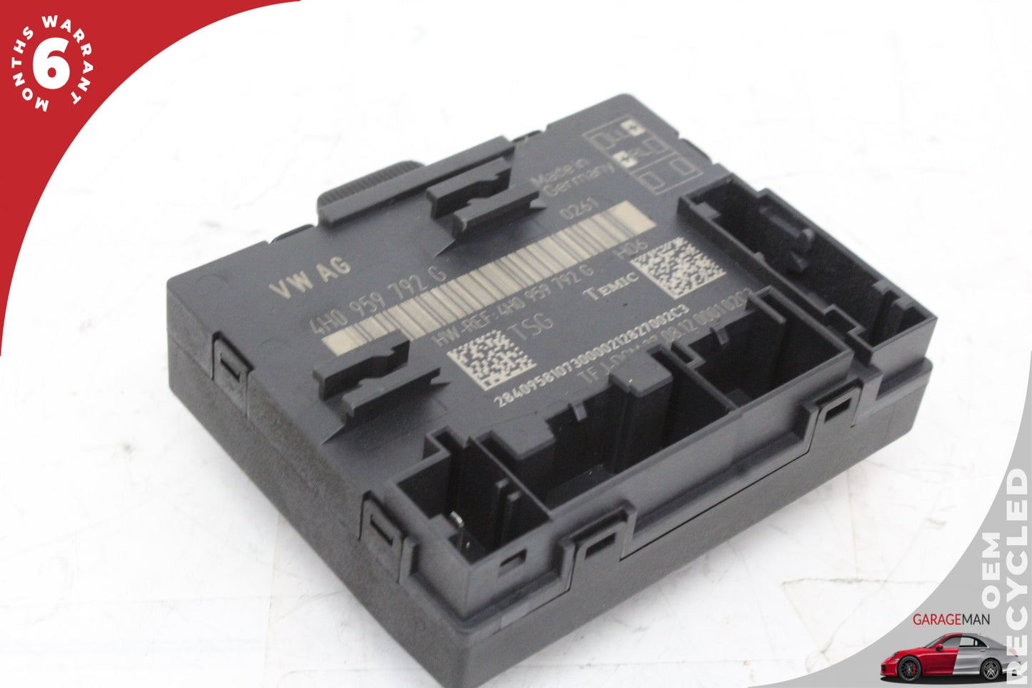 2013-2018 Audi A8 Sedan Right Front Door Control Module 4H0959792G OEM