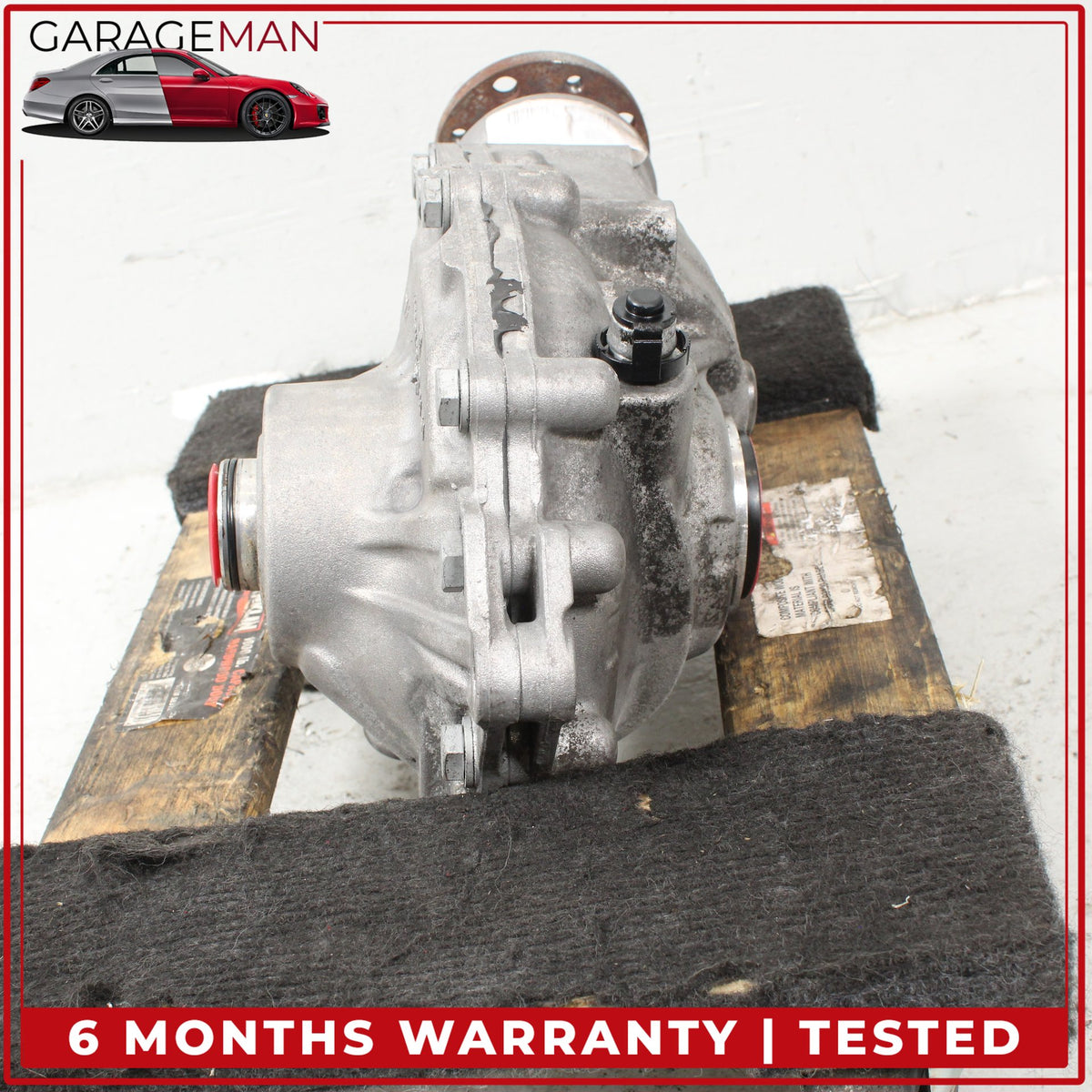 2012-2018 BMW 650i F06 AWD 4.4L Front Diff Differential Axle Carrier 7558090 OEM