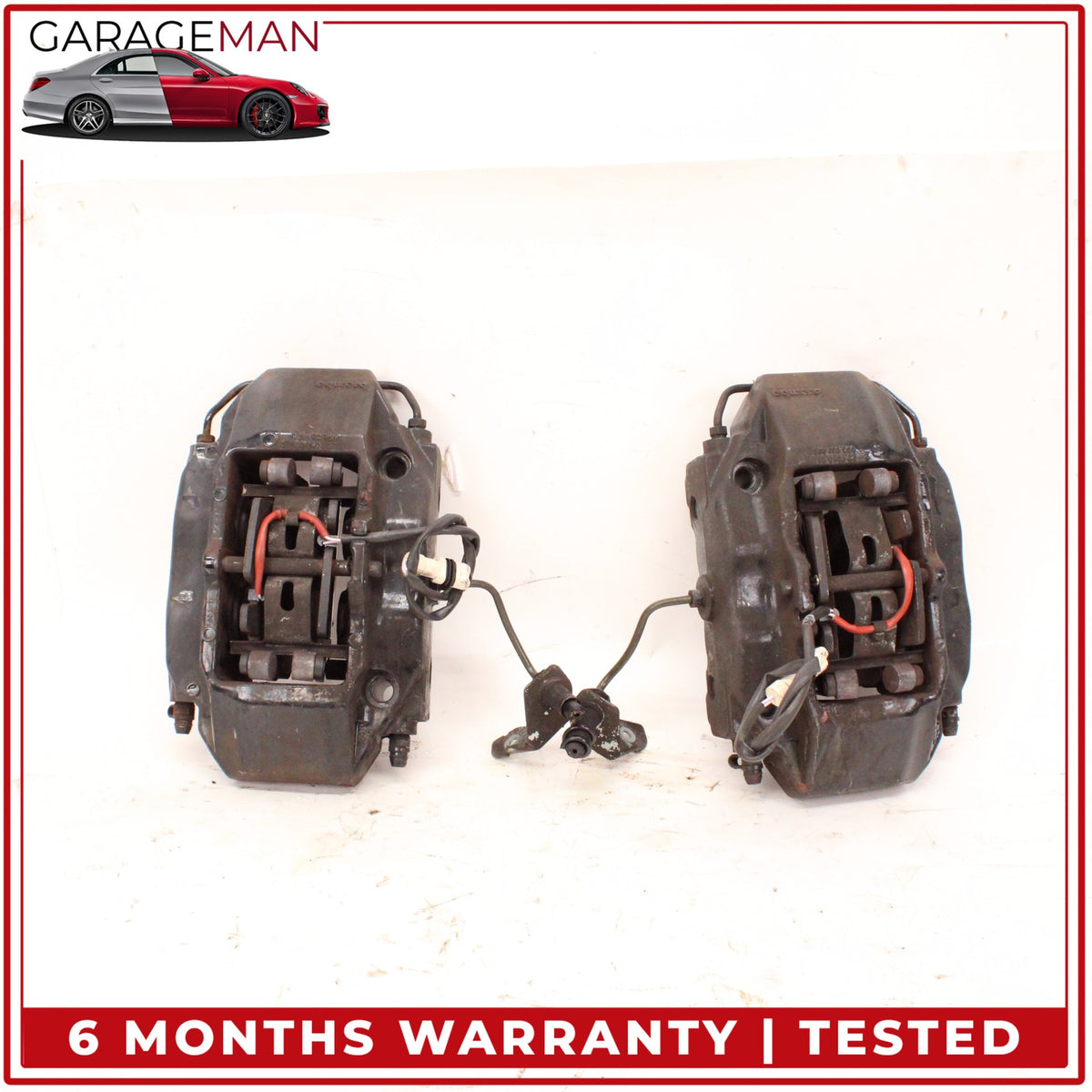 1999-2012 Porsche 911 Carrera Front Left and Right Side Brake Caliper Set OEM