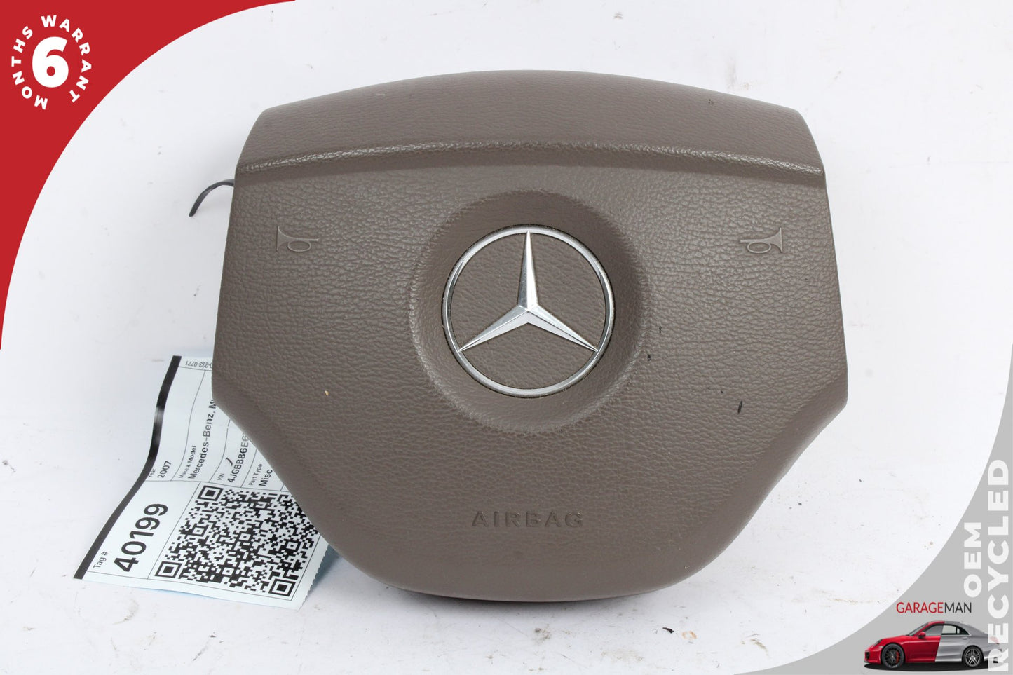 2006-2008 Mercedes W164 ML350 Front Left Steering Wheel Airbag 1644600098 OEM