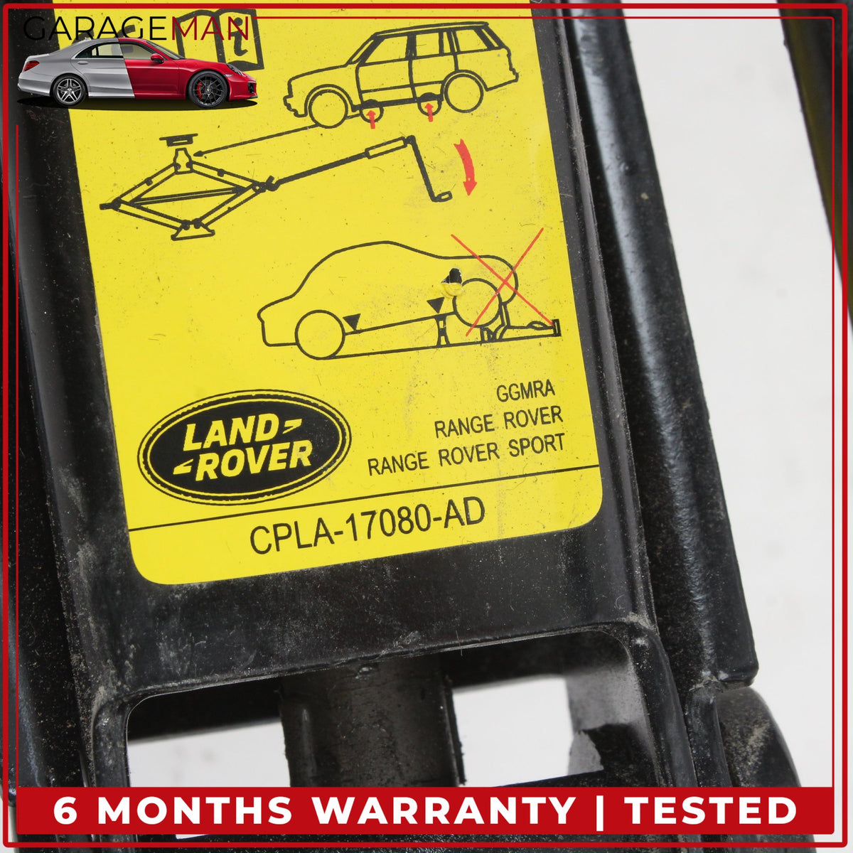 2013-2022 Range Rover L405 Emergency Spare Tire Jack Tool Wrench w/ Handle OEM