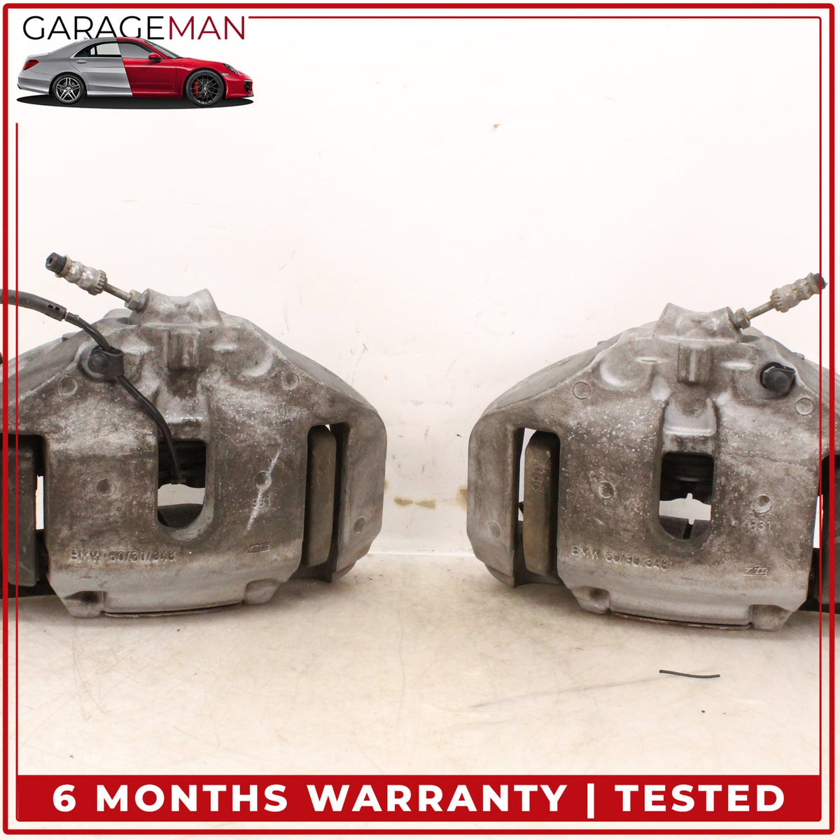 2011-2019 BMW 640i F12 Front Left and Right Side Brake Caliper Set 6792690 OEM