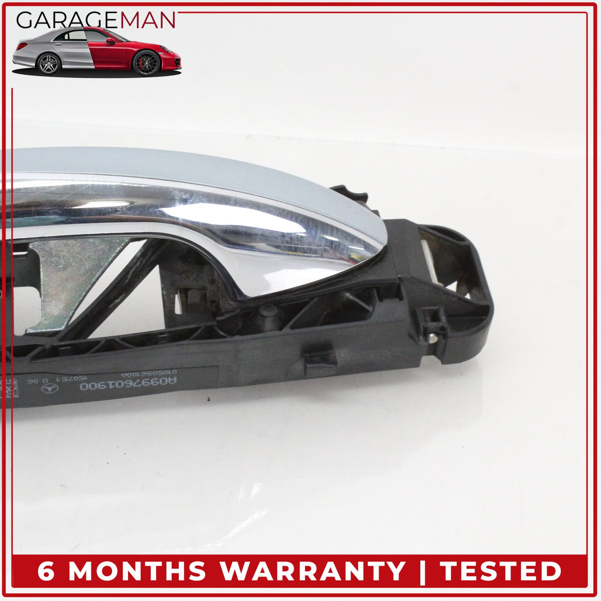 2015-2020 Mercedes W205 C300 Front Left Side Exterior Door Handle Silver OEM