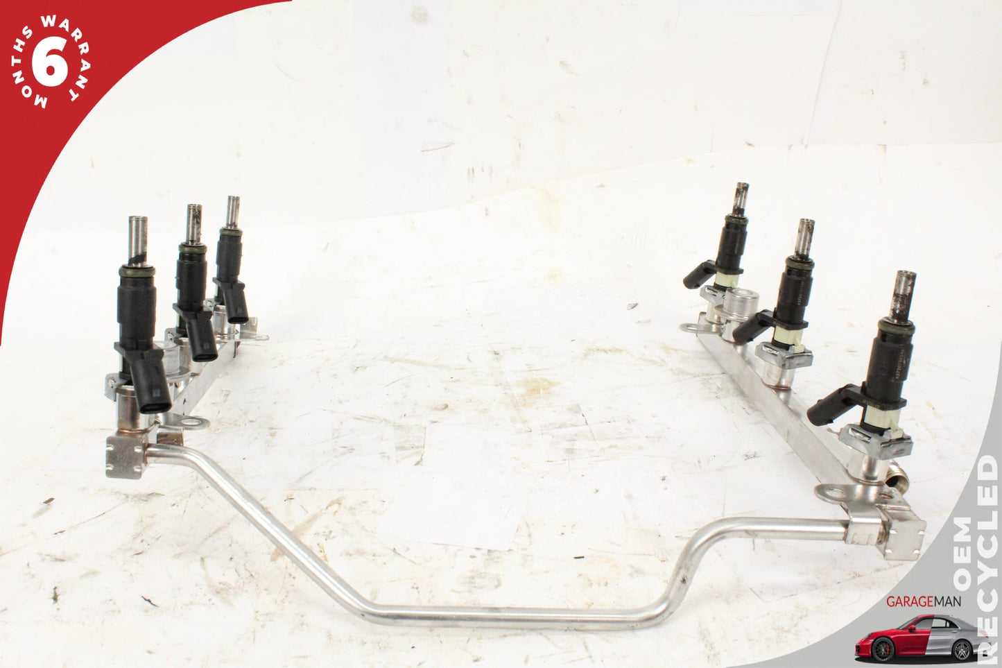 2005-2012 Mercedes W211 E350 SLK300 Fuel Injector Rail w/ Fuel Injectors OEM