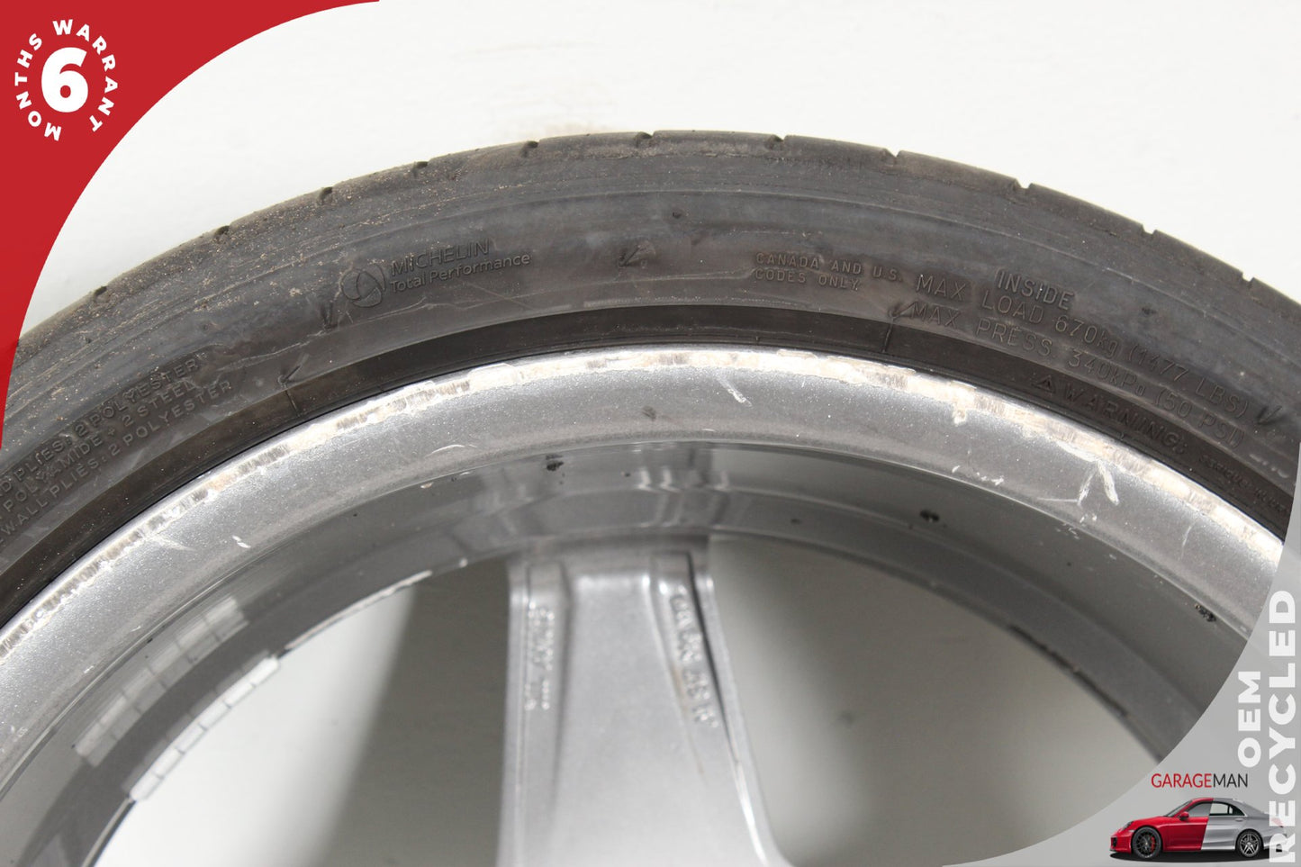 2009-2015 Mercedes W204 C300 Rear Wheel Rim w/ Tire 9JX18 H2 ET54 2044014002 OEM