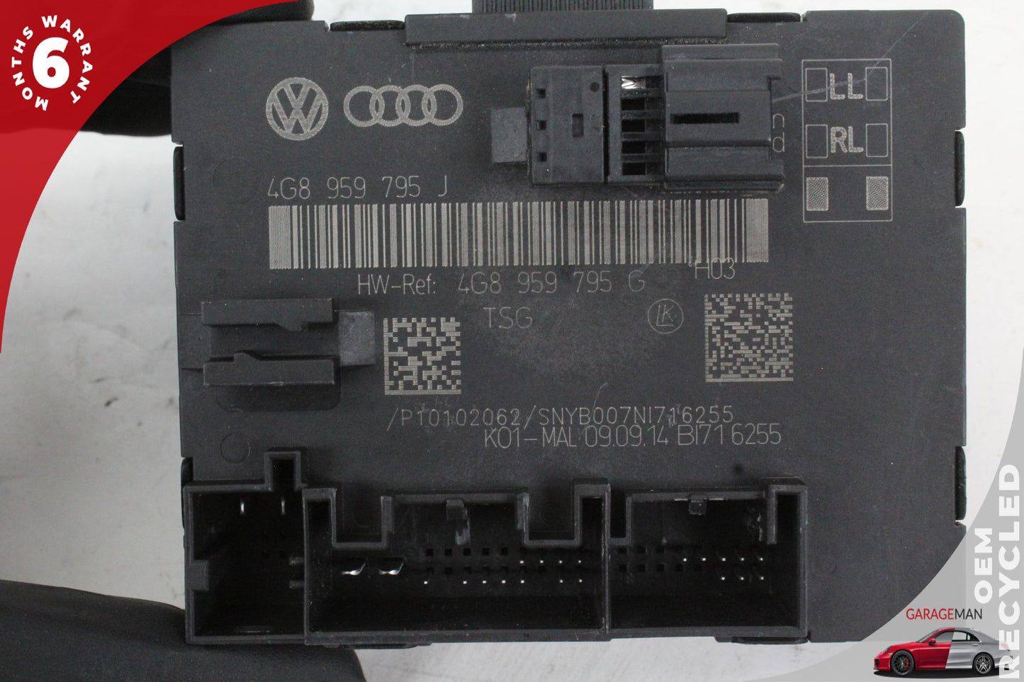 2012-2018 Audi A6 A7 S6 Rear Right or Left Door Control Module 4G8959795 OEM