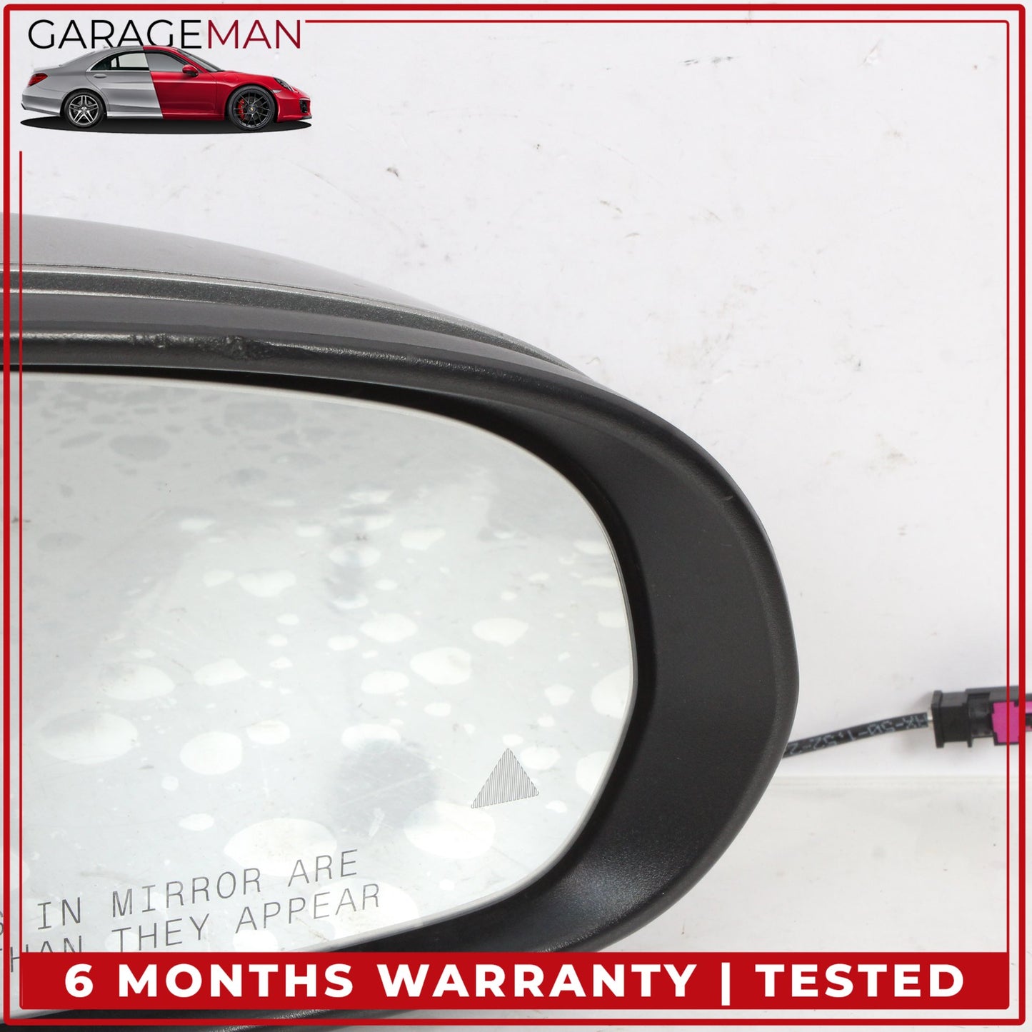 2015-2016 Mercedes W205 C300 Front Right Door Rear View Mirror w/ Blind Spot OEM