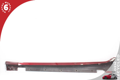 2012-2014 Mercedes W218 CLS550 CLS63 AMG Right Side Skirt Rocker Panel Red OEM