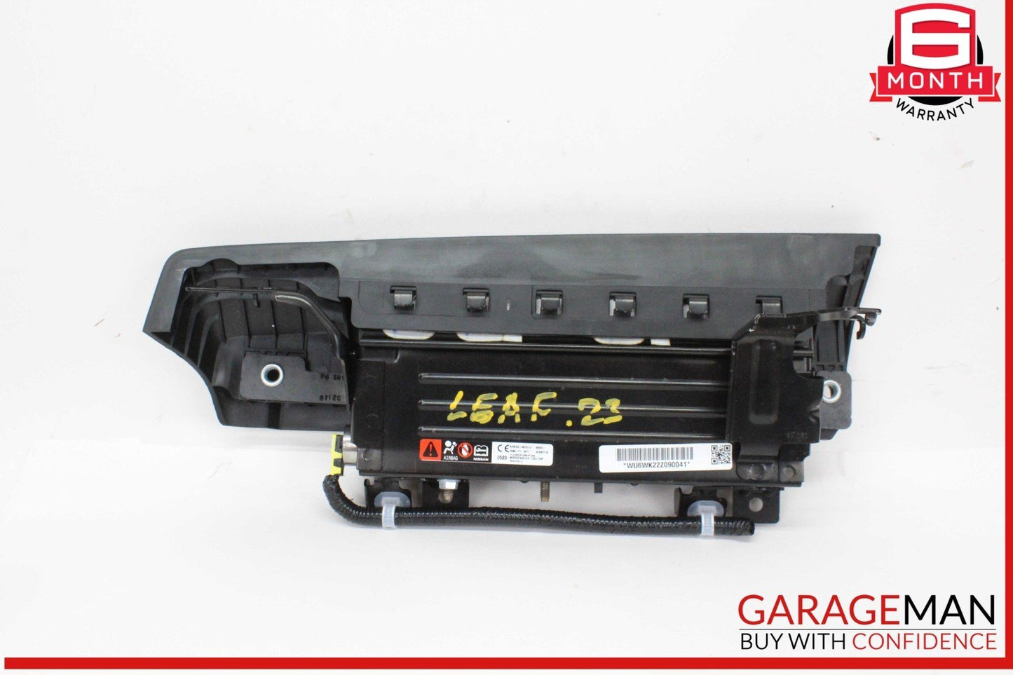 18-24 Nissan Leaf Front Right Passenger Side Knee Airbag Air Bag Black OEM